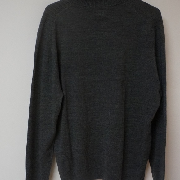 Dockers Mens 1/4 Zip Gray Sweater L - Picture 3 of 3